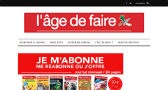 Desktop Screenshot of lagedefaire-lejournal.fr